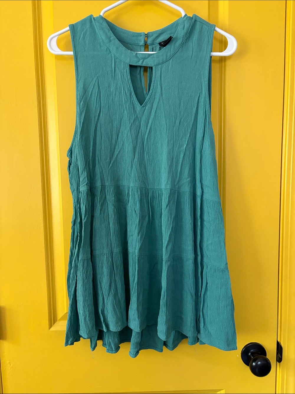 Torrid Sleeveless Teal Swing Tank Top